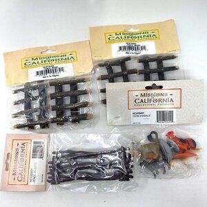Missions Of California Diorama Project Accessories Fences Farm Animals. B25